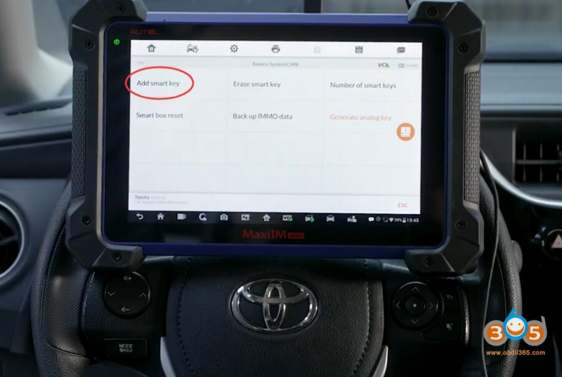 
			Toyota Corolla 2017-2018 All Smart Key Lost with Autel IM608		