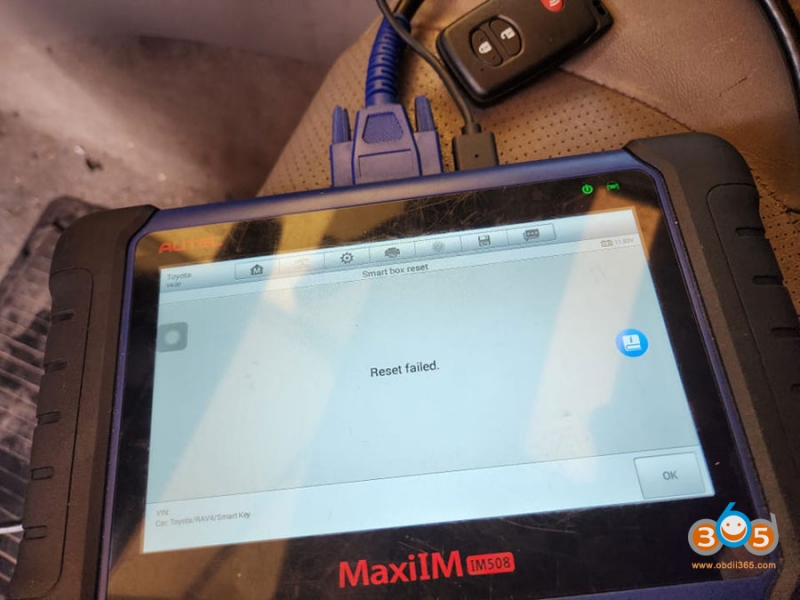 
			Autel IM508 Toyota RAV4 Reset Smart Box Failed Solution		