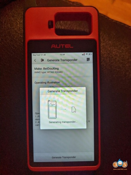 
			Autel KM100 Cannot Generate VVDI Super Chip XT27?		