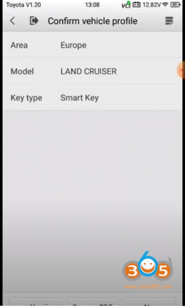 
			Autel KM100 Program Land Cruiser 4D All Smart Keys Lost via OBD		