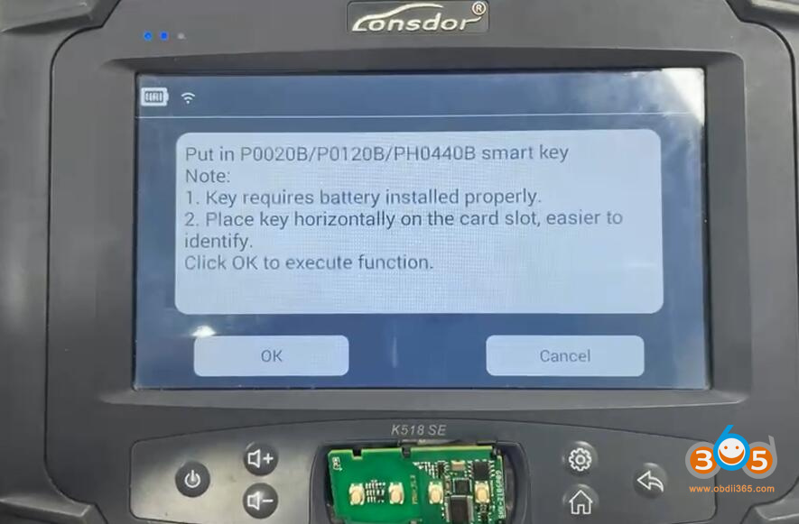 Lonsdor K518ise Change 0440 Smary Key Frequency 6