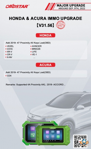 
			OBDSTAR Adds Toyota 2018- 8A AA Proximity Free Pin Code		