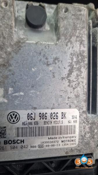 
			Tips to Program VW Jetta MED17.5.20 ECU When Water Damaged		