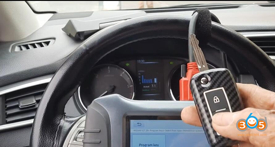 Xtool X100 Pad3 Nissan Qashqai 2017 Add Key 14