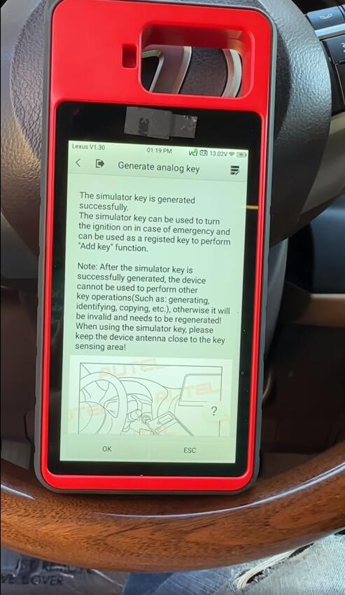 Autel Km100 2017 Lexus Es350 Akl 11