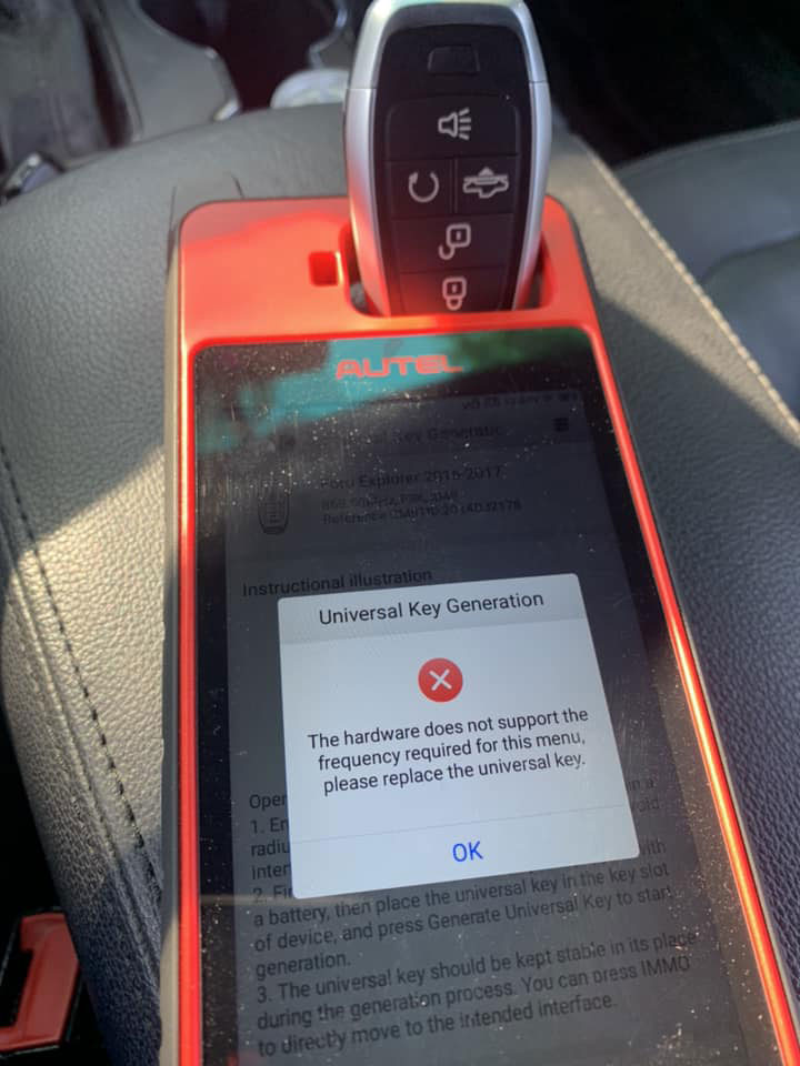 Autel Km100 Ford Id49 Remote 3