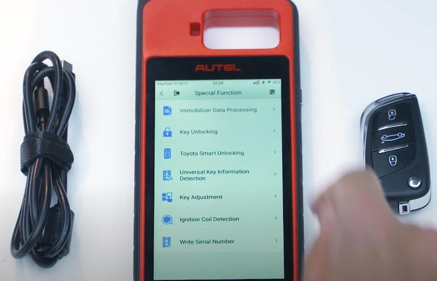 Autel Km100 Immo Data Processing 2