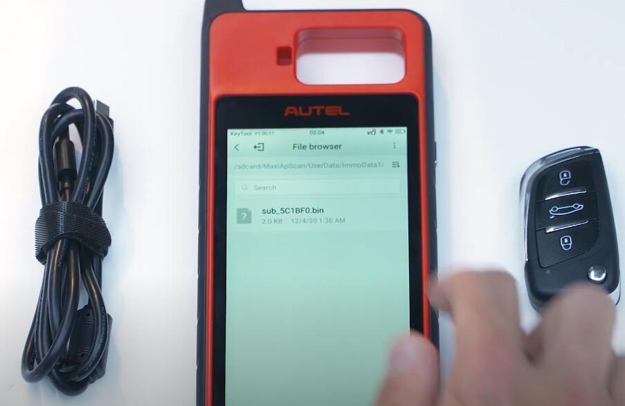 Autel Km100 Immo Data Processing 6