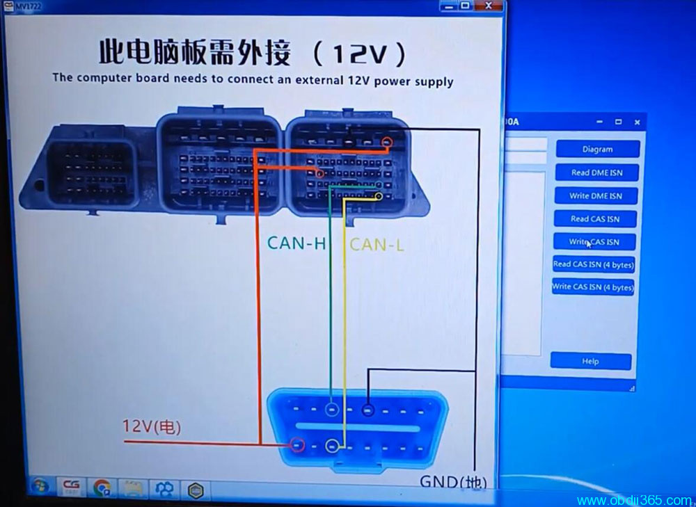 Cgdi Bmw Read ISN From MINI Cooper MEV17.2.2 Ecu 4