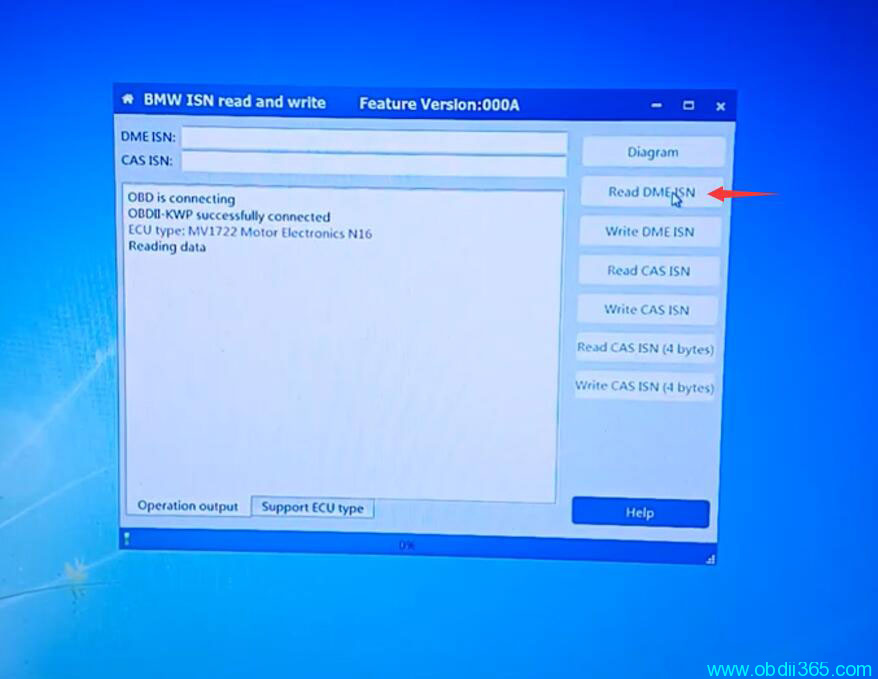 Cgdi Bmw Read ISN From MINI Cooper MEV17.2.2 Ecu 5