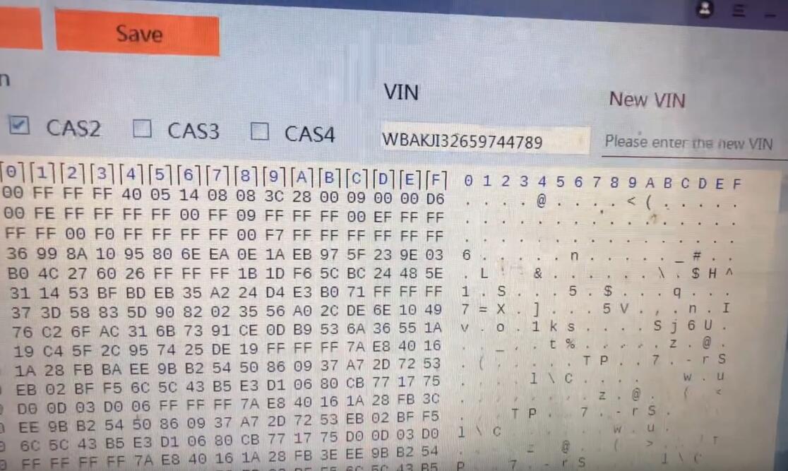 Cgpro Change Bmw Cas2 Vin 7