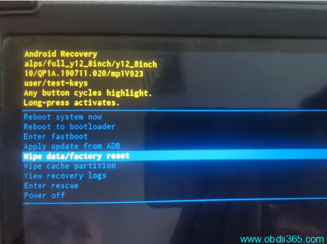 Reset Launch X431 Immo Elite 4