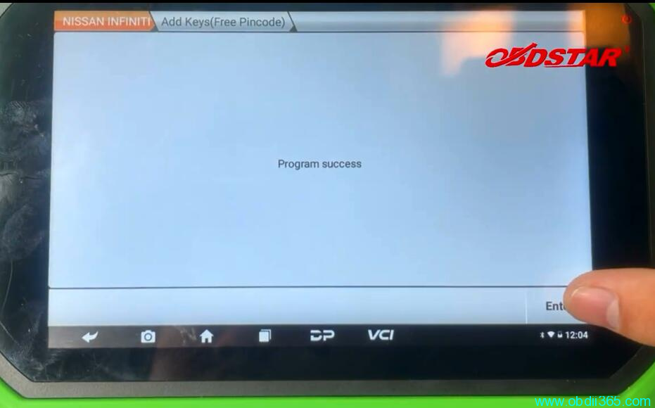 OBDSTAR X300 DP Plus Program 2019 Nissan Sylphy B18 Proximity 23