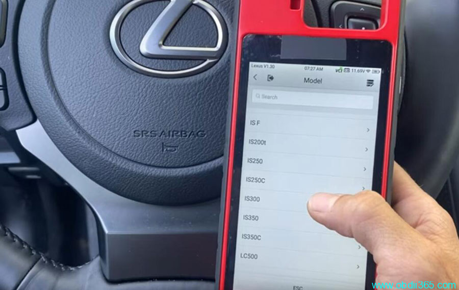 2023 Lexus IS300 All Keys Lost With Autel KM100 2