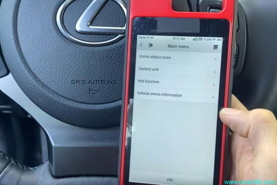 2023 Lexus IS300 All Keys Lost With Autel KM100 4