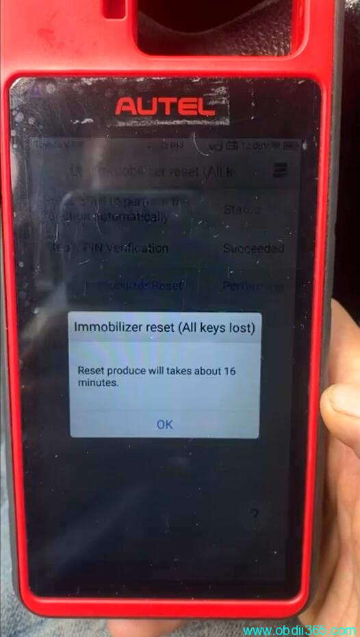 Autel Km100 Toyota Rav4 2019 Blade Key Akl 11