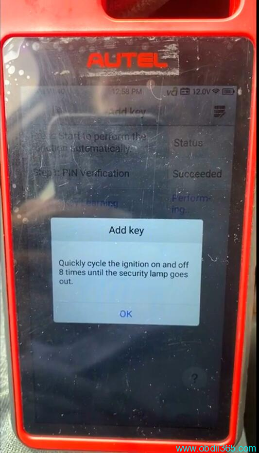 Autel Km100 Toyota Rav4 2019 Blade Key Akl 15