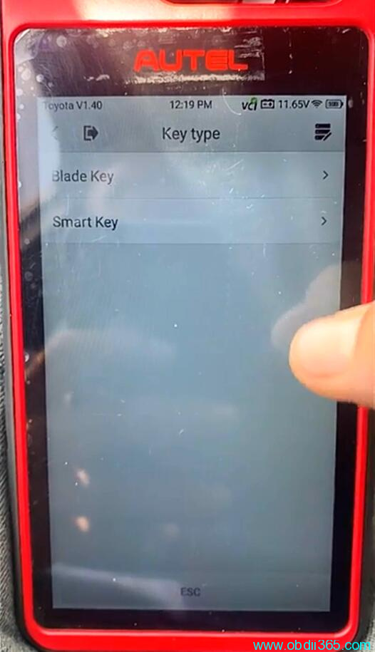 Autel Km100 Toyota Rav4 2019 Blade Key Akl 5