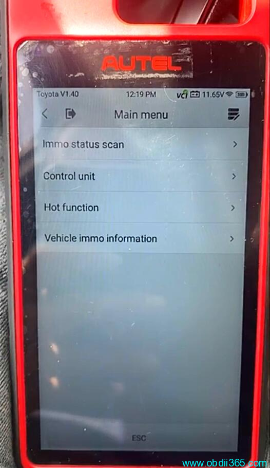 Autel Km100 Toyota Rav4 2019 Blade Key Akl 6