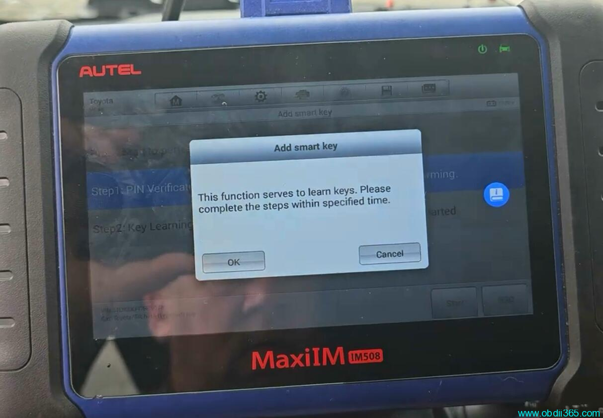 Autel Im508 2023 Toyota Sienna 11