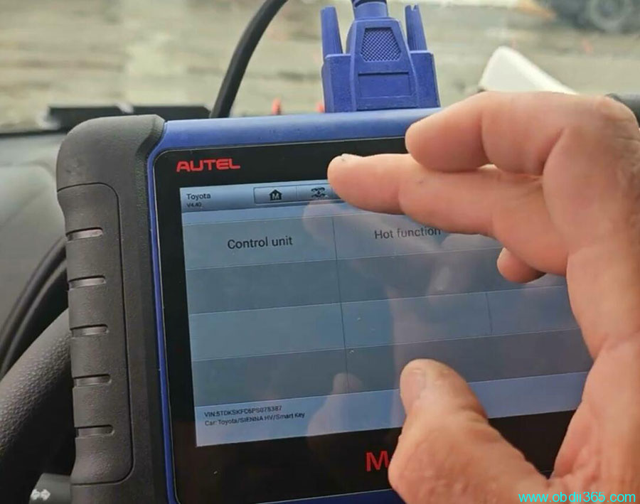 Autel Im508 2023 Toyota Sienna 5