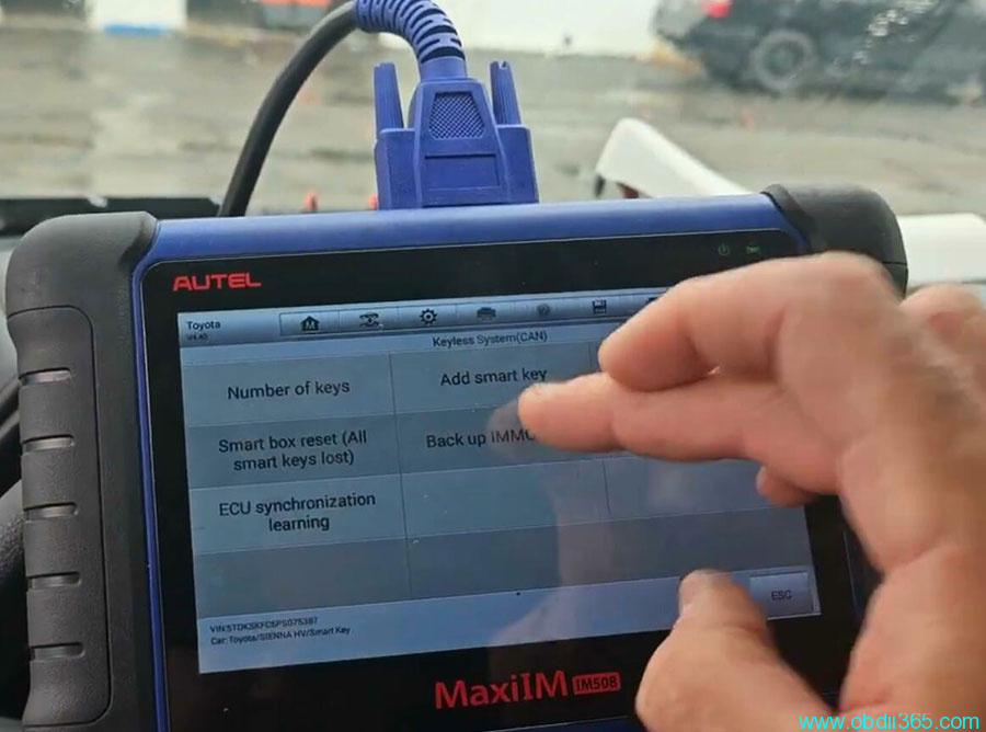 Autel Im508 2023 Toyota Sienna 6