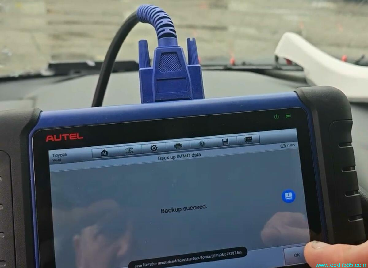 Autel Im508 2023 Toyota Sienna 9