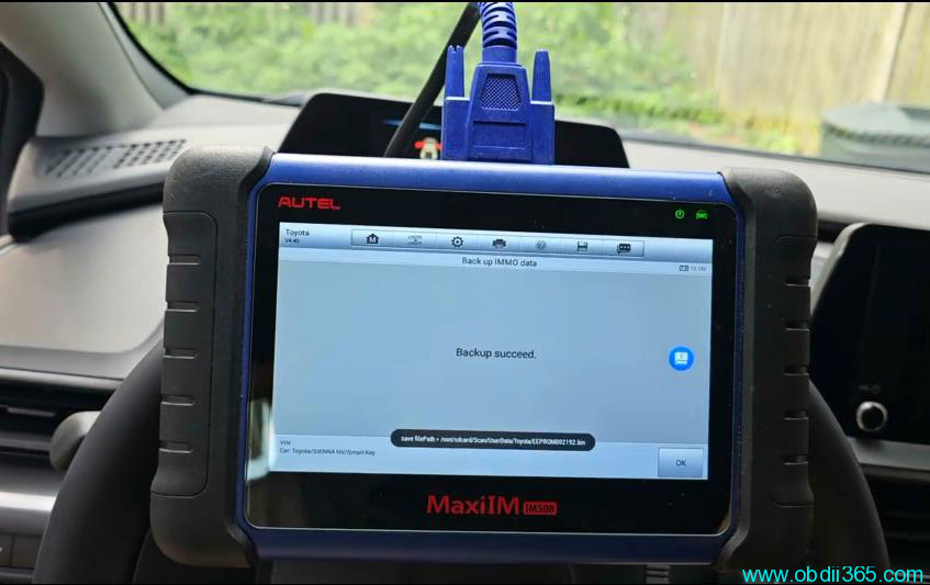 Autel Im508 Add Toyota Prius 2023 Key 10