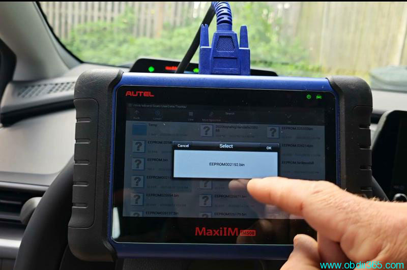 Autel Im508 Add Toyota Prius 2023 Key 13