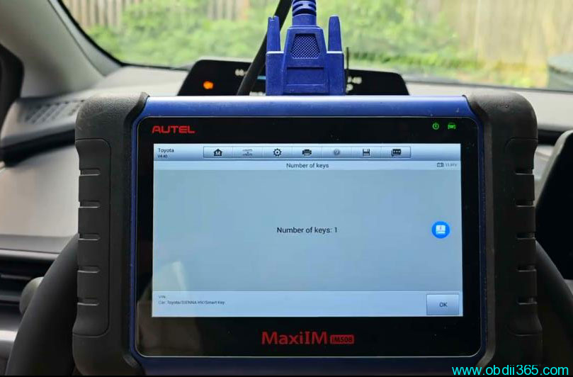 Autel Im508 Add Toyota Prius 2023 Key 7