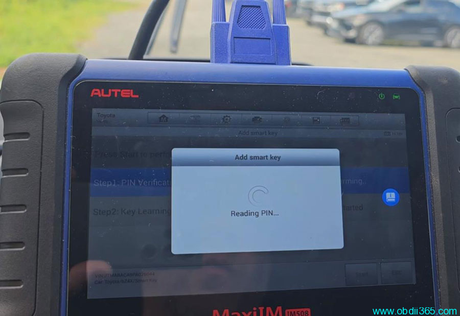 Autel Im608 2022 Toyota Akl 16