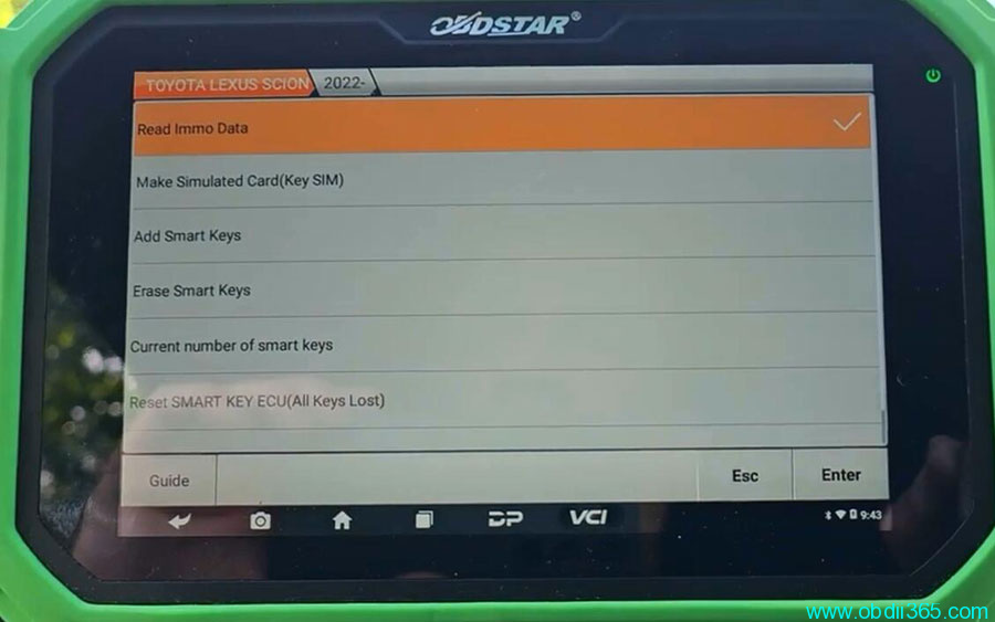 Obdstar X300dp Plus Toyota 30 Pin Cable 6
