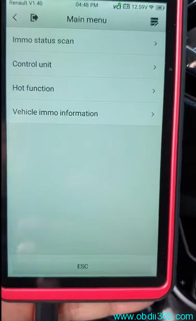 Autel Km100 Renault Kadjar 2018 Key 4