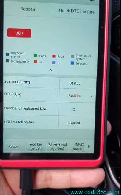 Autel Km100 Renault Kadjar 2018 Key 5