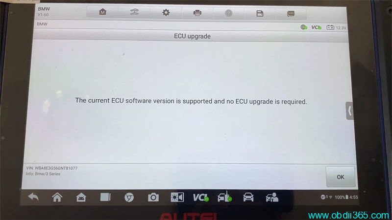 Autel IM608 II Check And Update BMW FEM BDC Version 10