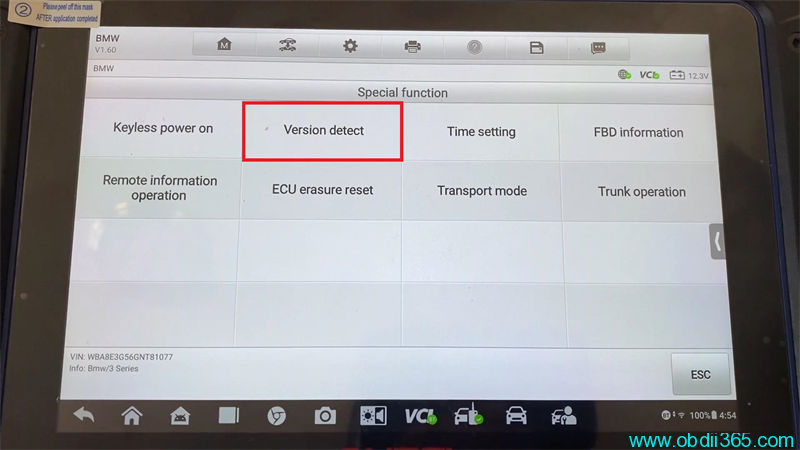 Autel IM608 II Check And Update BMW FEM BDC Version 7