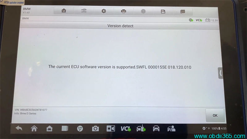 Autel IM608 II Check And Update BMW FEM BDC Version 8
