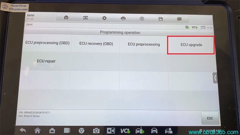 Autel IM608 II Check And Update BMW FEM BDC Version 9