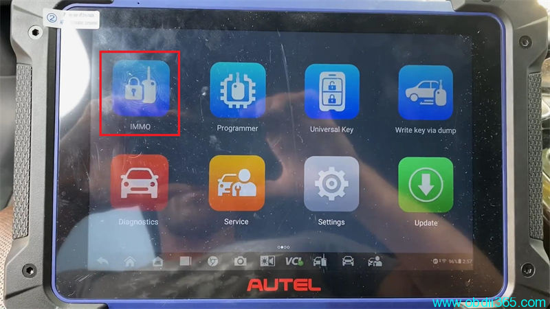 Autel IM608 II Detect Audi BCM2 Encrypted Version 2