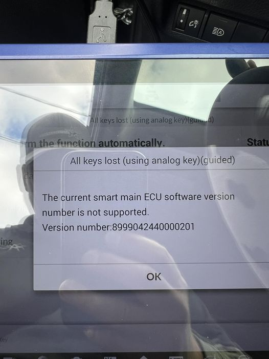 Autel Im608 Toyota Rav4 Ecu Software Not Support