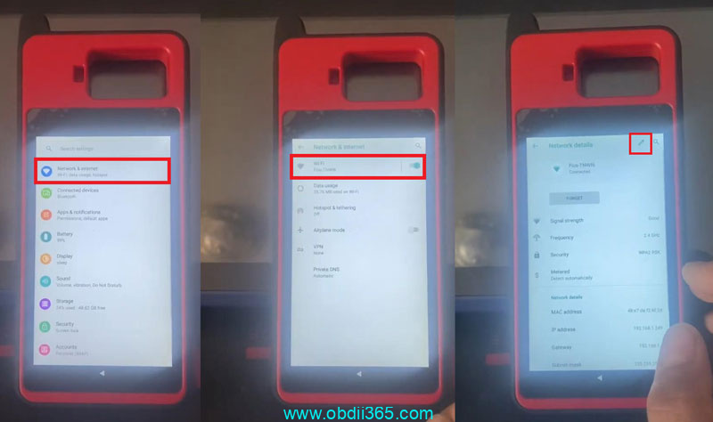 Autel KM100 Network Unavailable Error Code 10008 3