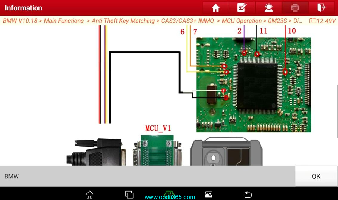 Launch X431 IMMO Plus BMW CAS3 Key 11
