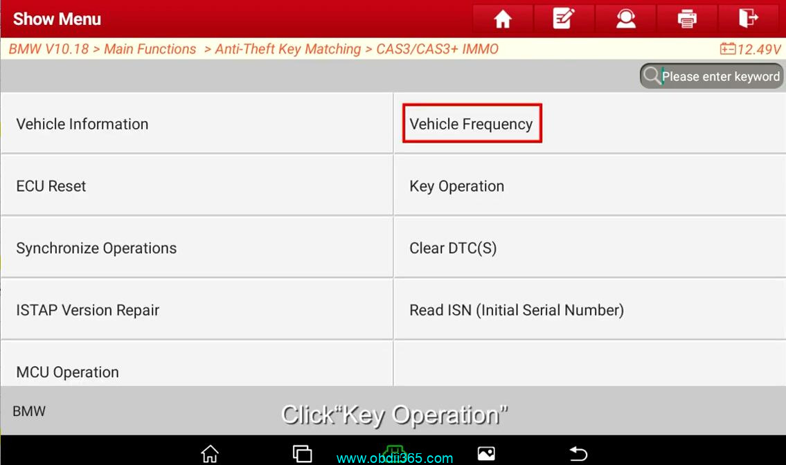 Launch X431 IMMO Plus BMW CAS3 Key 15