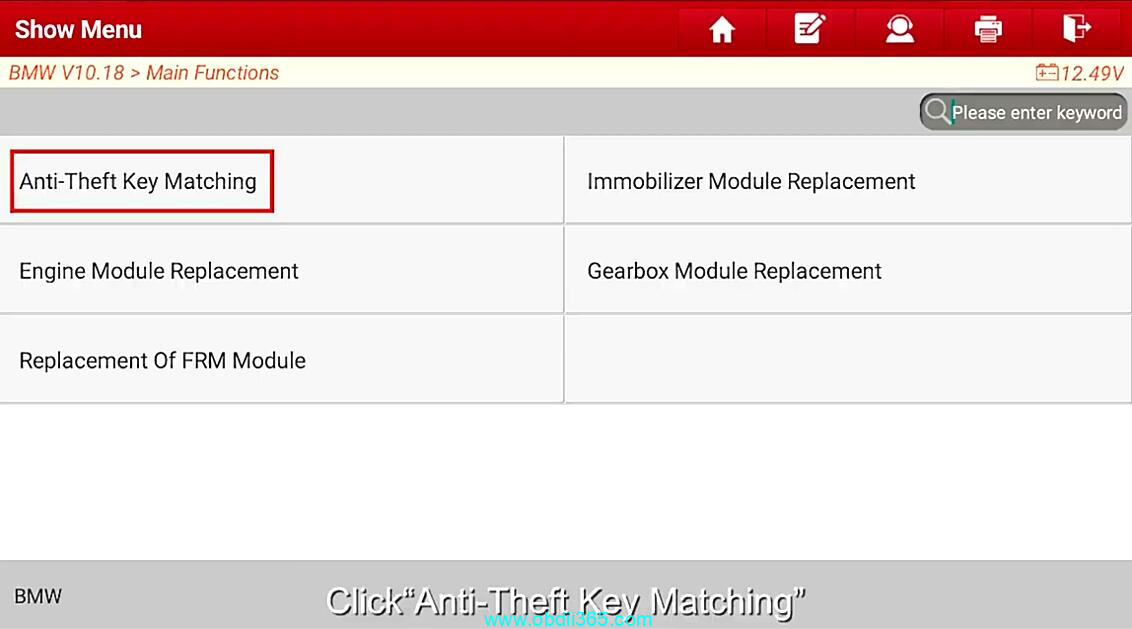 Launch X431 IMMO Plus BMW CAS3 Key 2