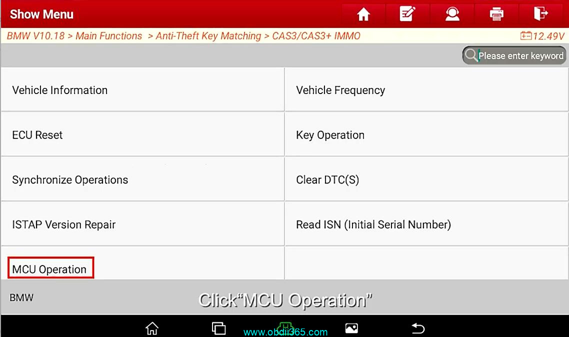 Launch X431 IMMO Plus BMW CAS3 Key 4