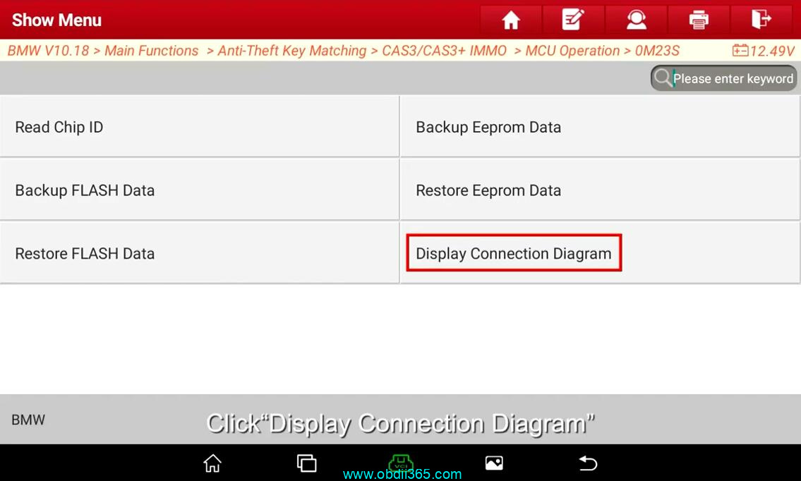 Launch X431 IMMO Plus BMW CAS3 Key 8