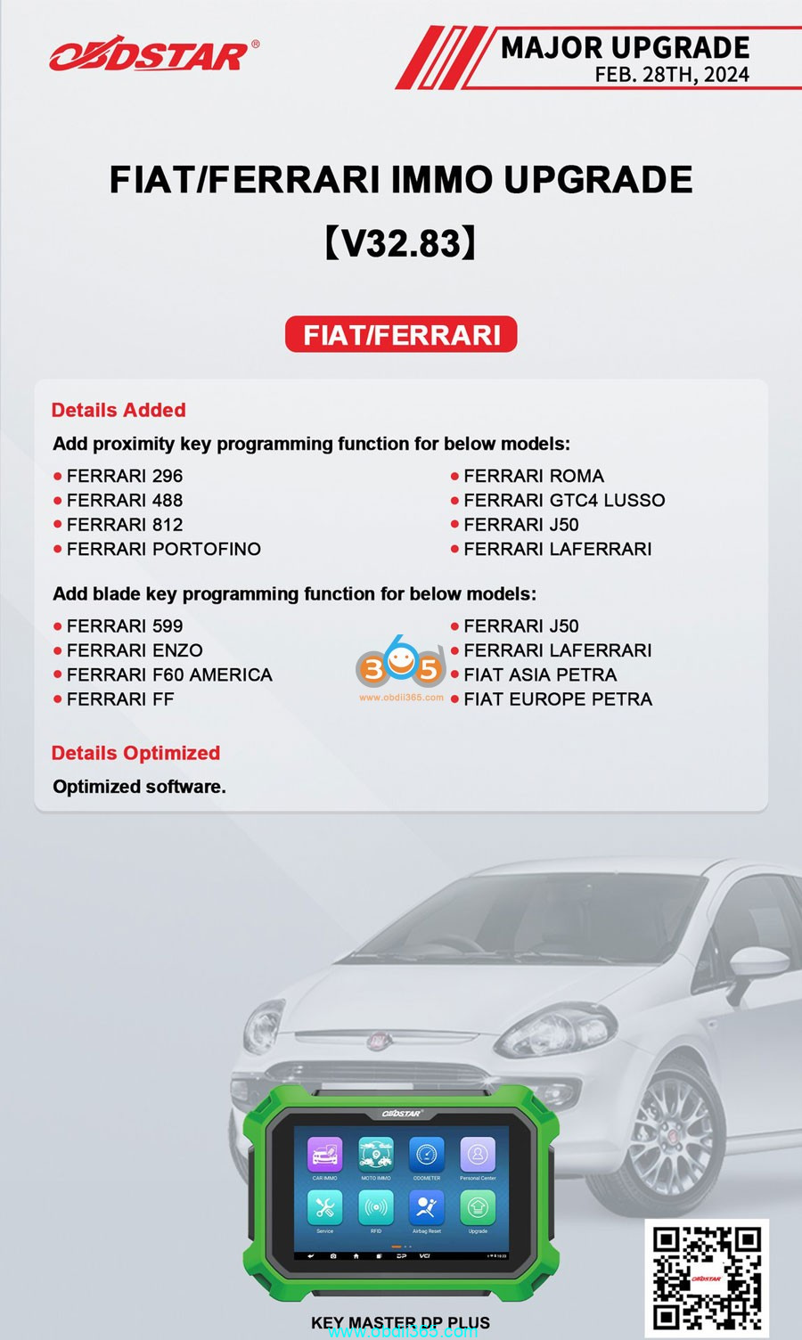 Obdstar Fiat Immo Update