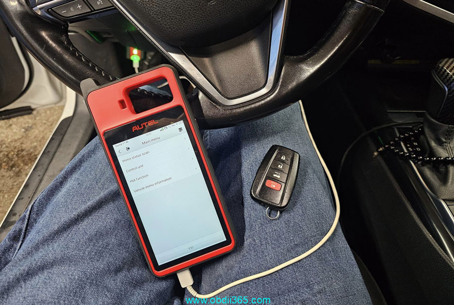 Autel KM100 Toyota Camry 2020 All Keys Lost 1