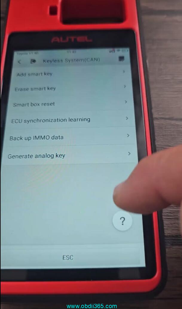 Autel KM100 Toyota Camry 2020 All Keys Lost 2