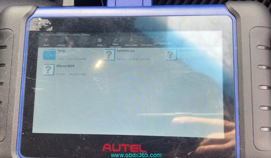 Autel Im508 30 Pin Cable Toyota Venza 2021 Smart Key 14